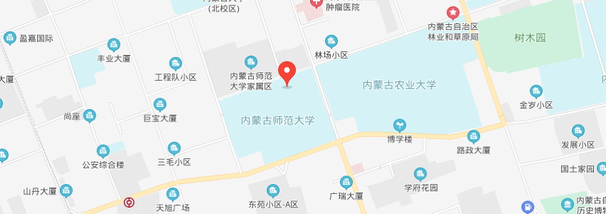 内蒙古师范大学学校地图