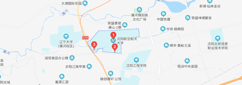 沈阳航空航天大学学校地图