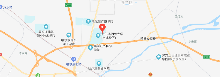 哈师大江南校区地图图片