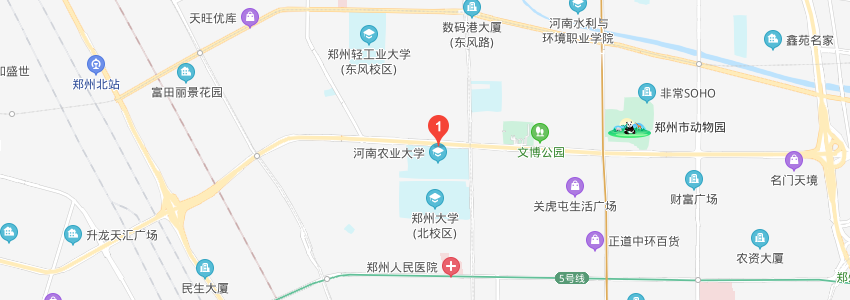 河南农业大学学校地图
