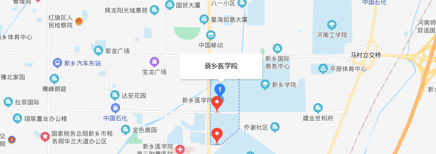 新乡医学院学校地图