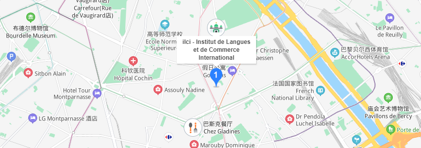 法国ILCI高等商学院学校地图