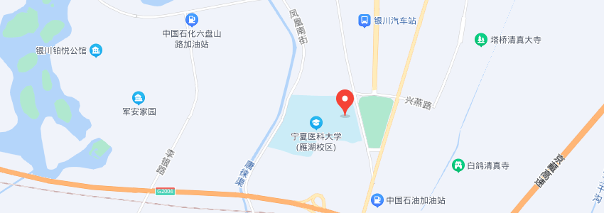 宁夏医科大学学校地图