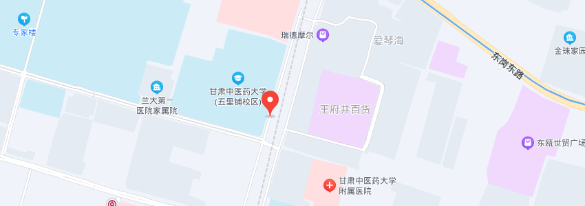 甘肃中医药大学学校地图