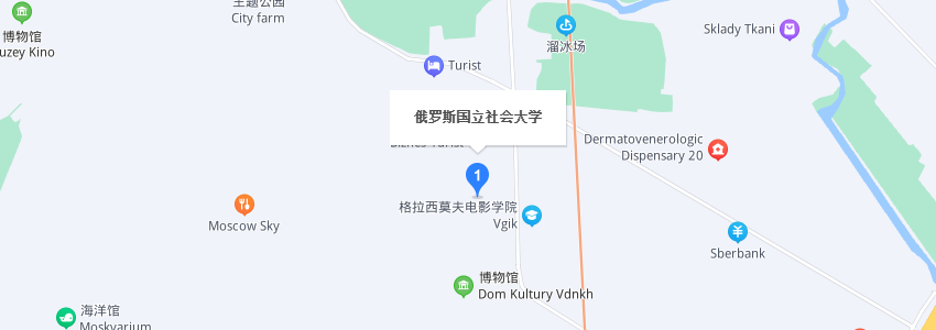 俄罗斯西南国立大学学校地图