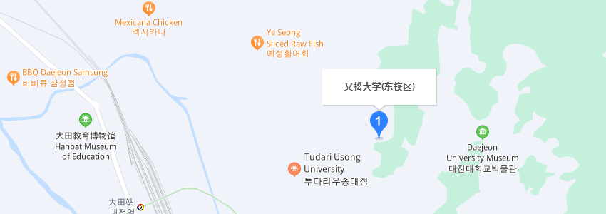 韩国又松大学学校地图