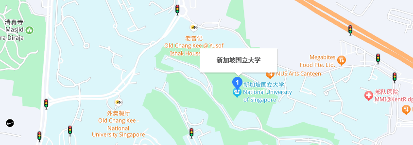 新加坡国立大学学校地图