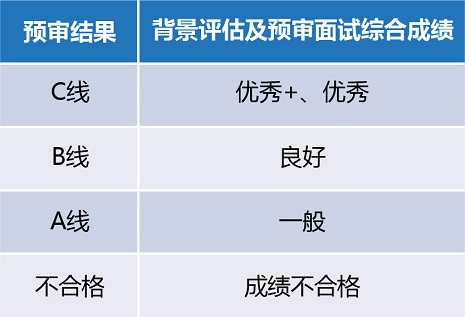 预审结果类型